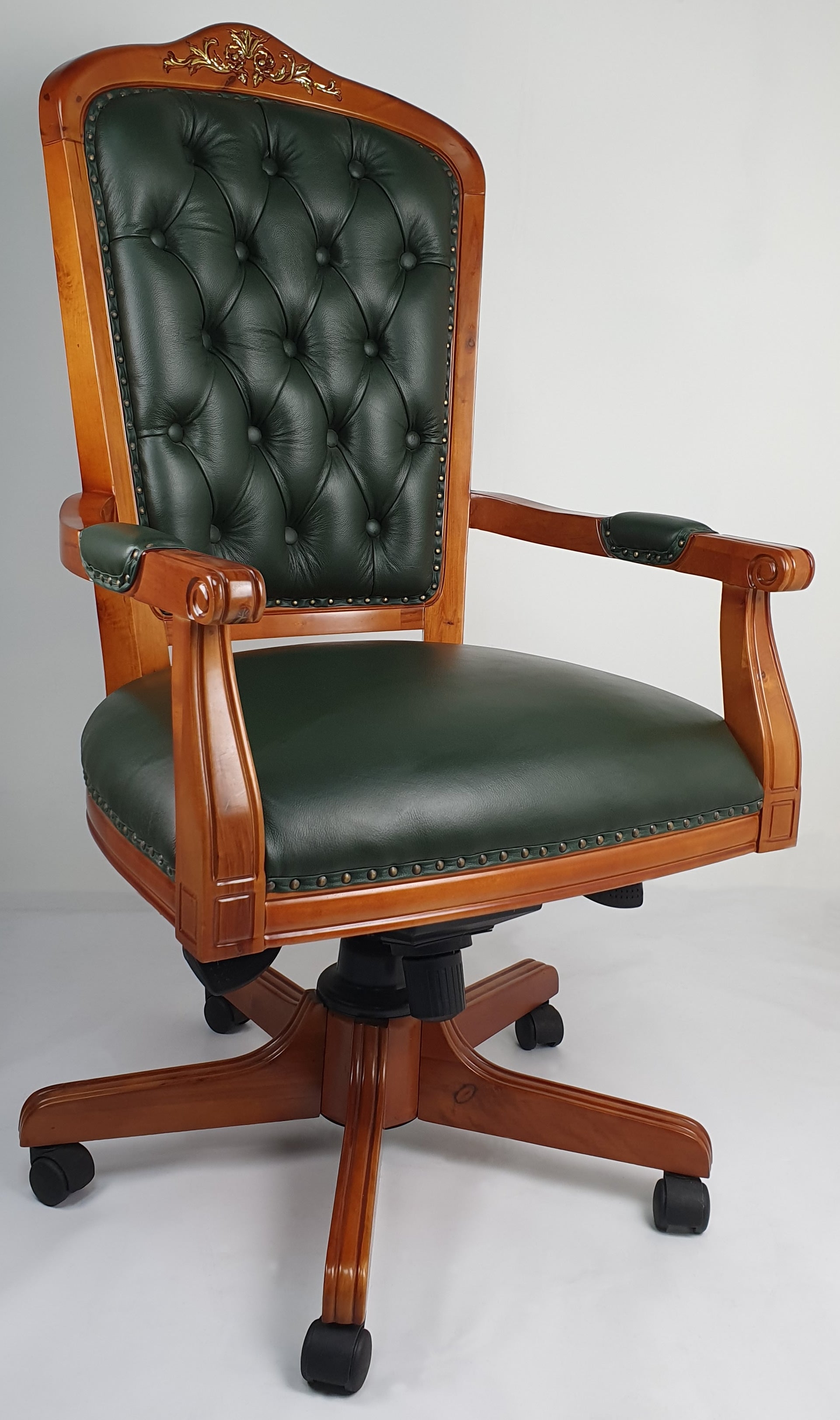 green executive office chair